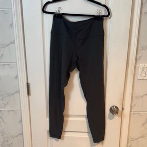 Lululemon Dark Gray High-Waisted Leggings Size 12